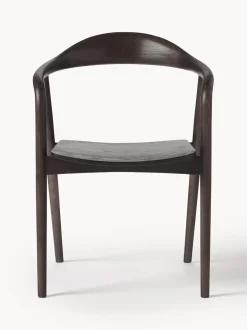 Sedia In Legno Con Braccioli Angelina