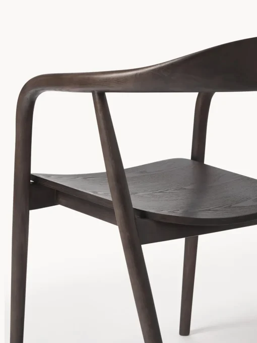 Sedia In Legno Con Braccioli Angelina