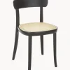 Sedia In Legno Con Intreccio Viennese Richie 2 Pz