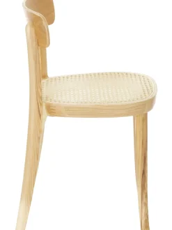 Sedia In Legno Con Intreccio Viennese Richie 2 Pz