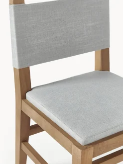 Sedia In Legno Con Rivestimento Liano