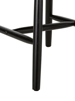 Sedia In Legno Nero Design Windsor Megan 2 Pz