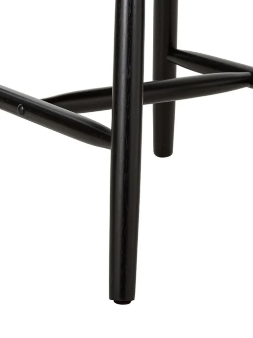 Sedia In Legno Nero Design Windsor Megan 2 Pz