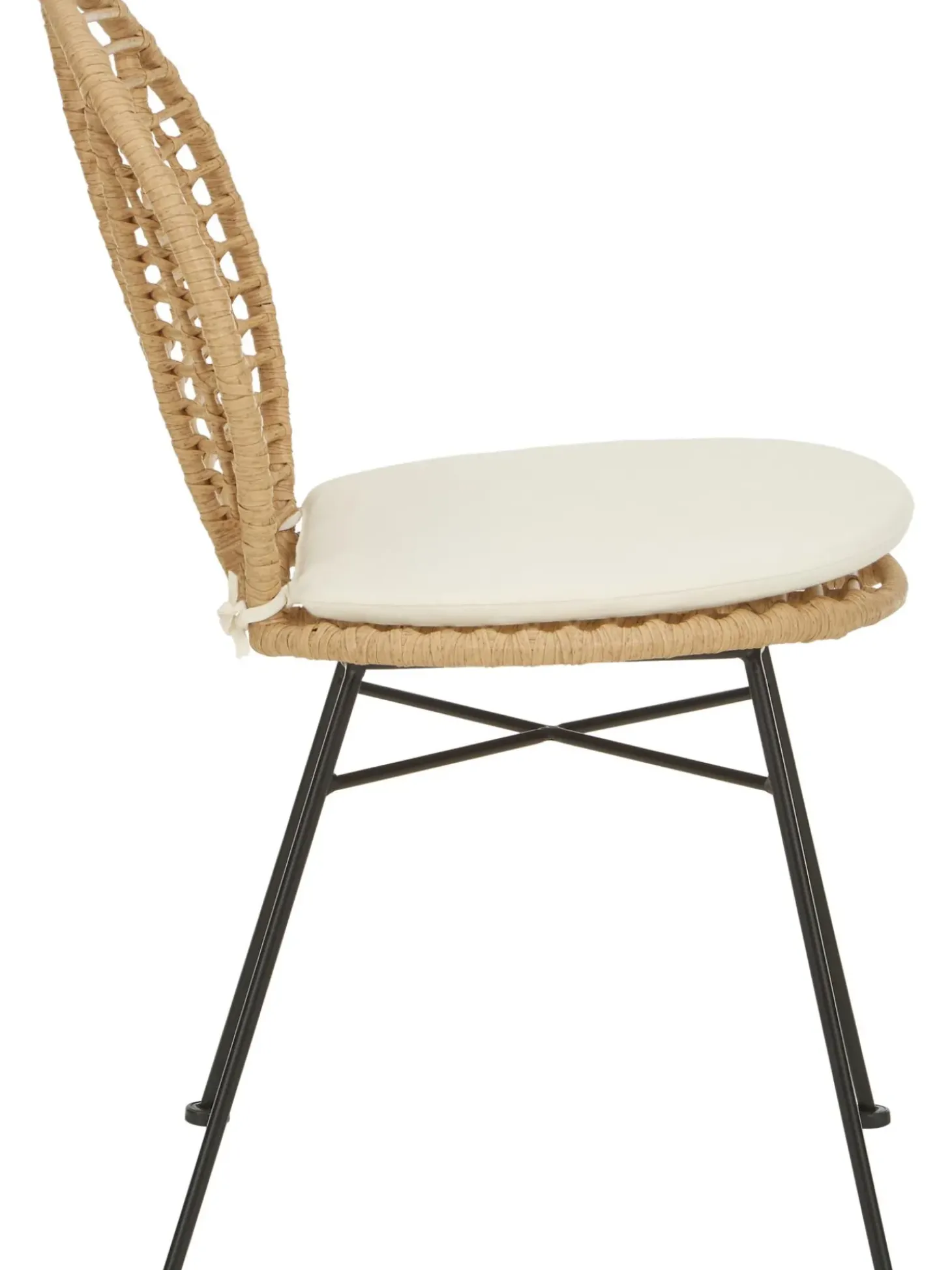 Sedia In Polirattan Con Cuscino Cordula 2 Pz