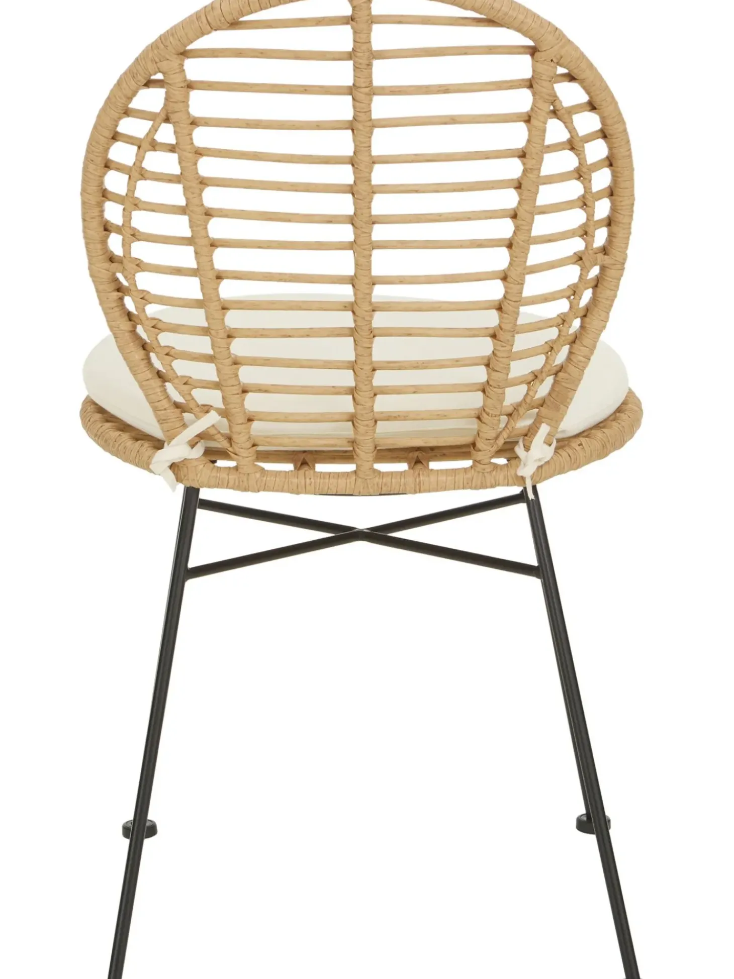 Sedia In Polirattan Con Cuscino Cordula 2 Pz