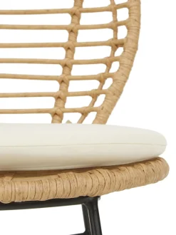 Sedia In Polirattan Con Cuscino Cordula 2 Pz