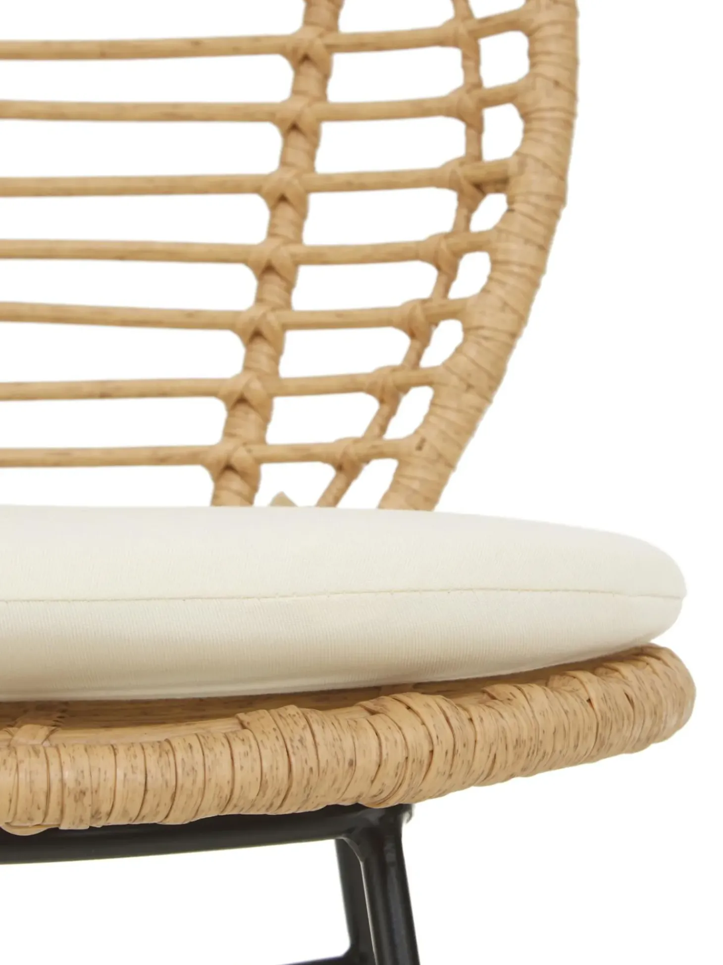 Sedia In Polirattan Con Cuscino Cordula 2 Pz