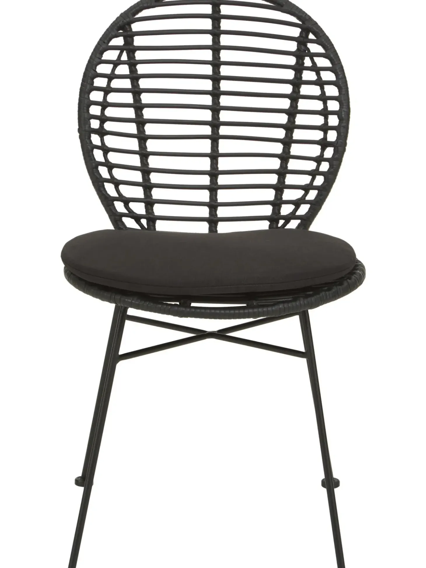 Sedia In Polirattan Con Cuscino Cordula 2 Pz