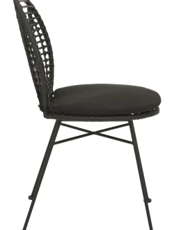 Sedia In Polirattan Con Cuscino Cordula 2 Pz