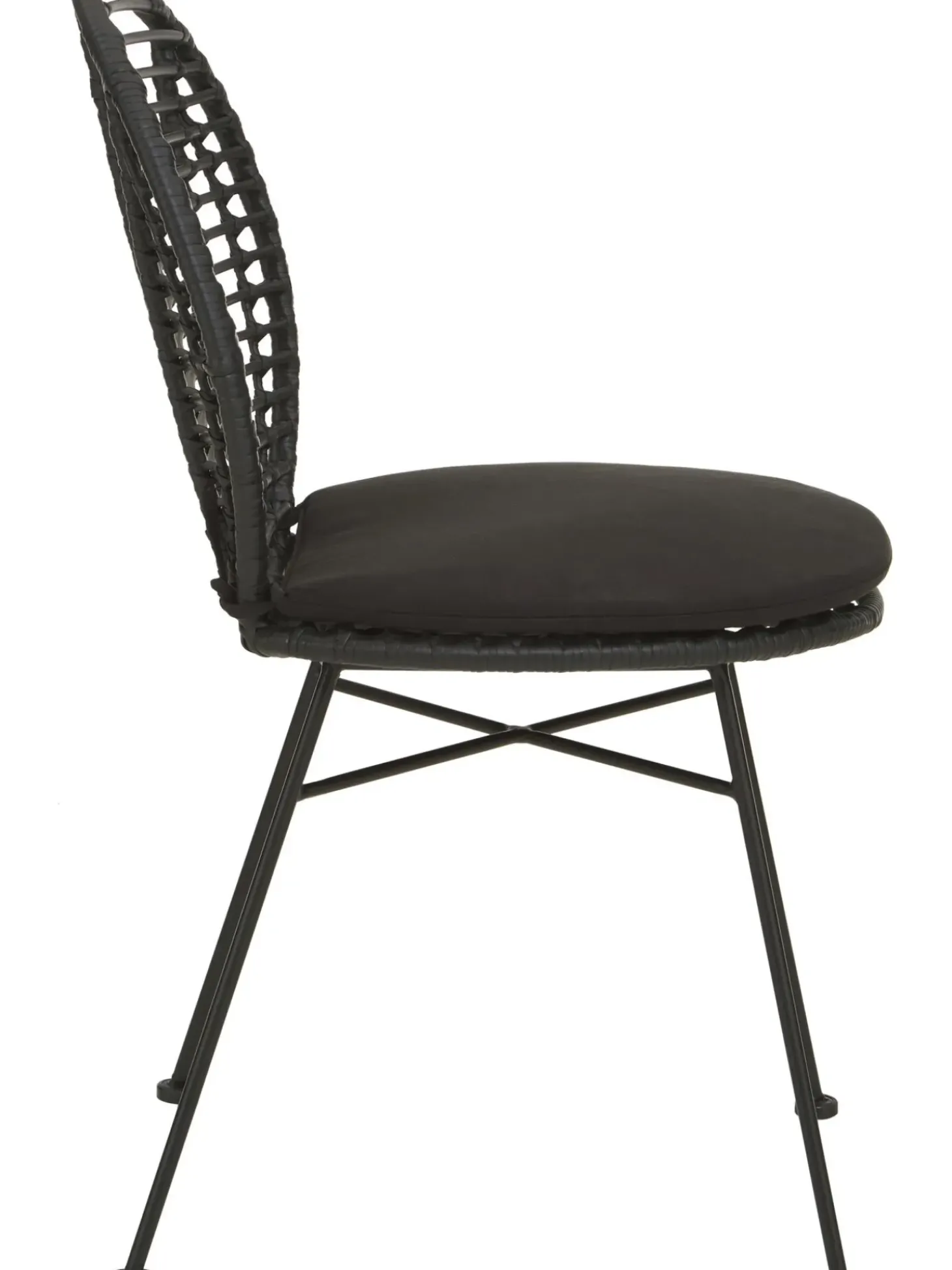 Sedia In Polirattan Con Cuscino Cordula 2 Pz