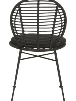 Sedia In Polirattan Con Cuscino Cordula 2 Pz