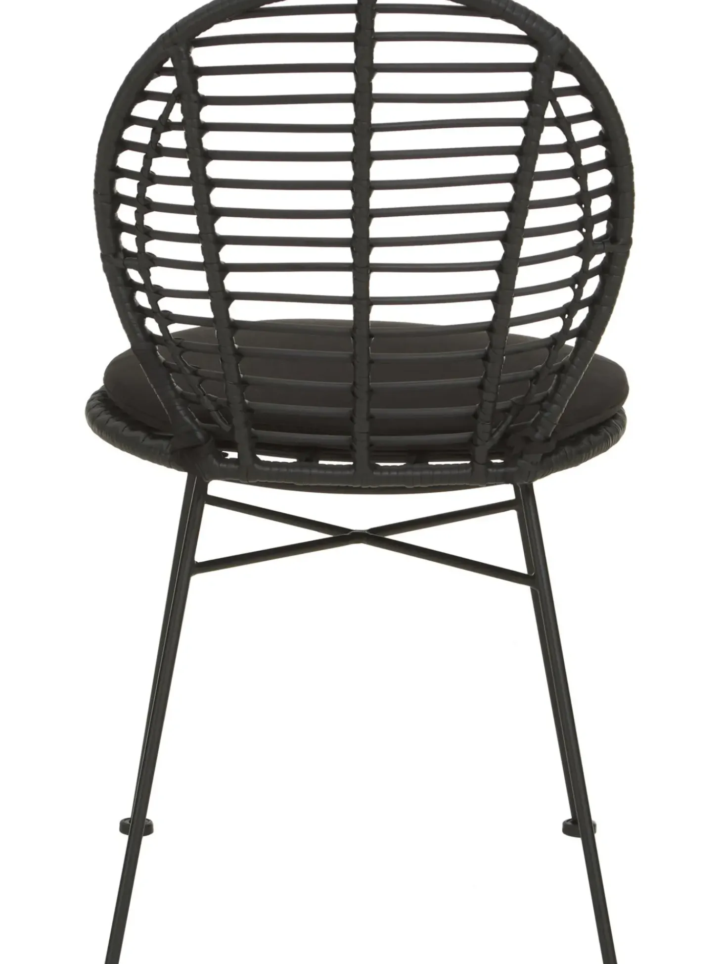 Sedia In Polirattan Con Cuscino Cordula 2 Pz