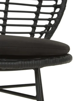 Sedia In Polirattan Con Cuscino Cordula 2 Pz