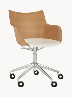 Sedia Per Scrivania Con Braccioli Regolabile In Altezza Q/Wood