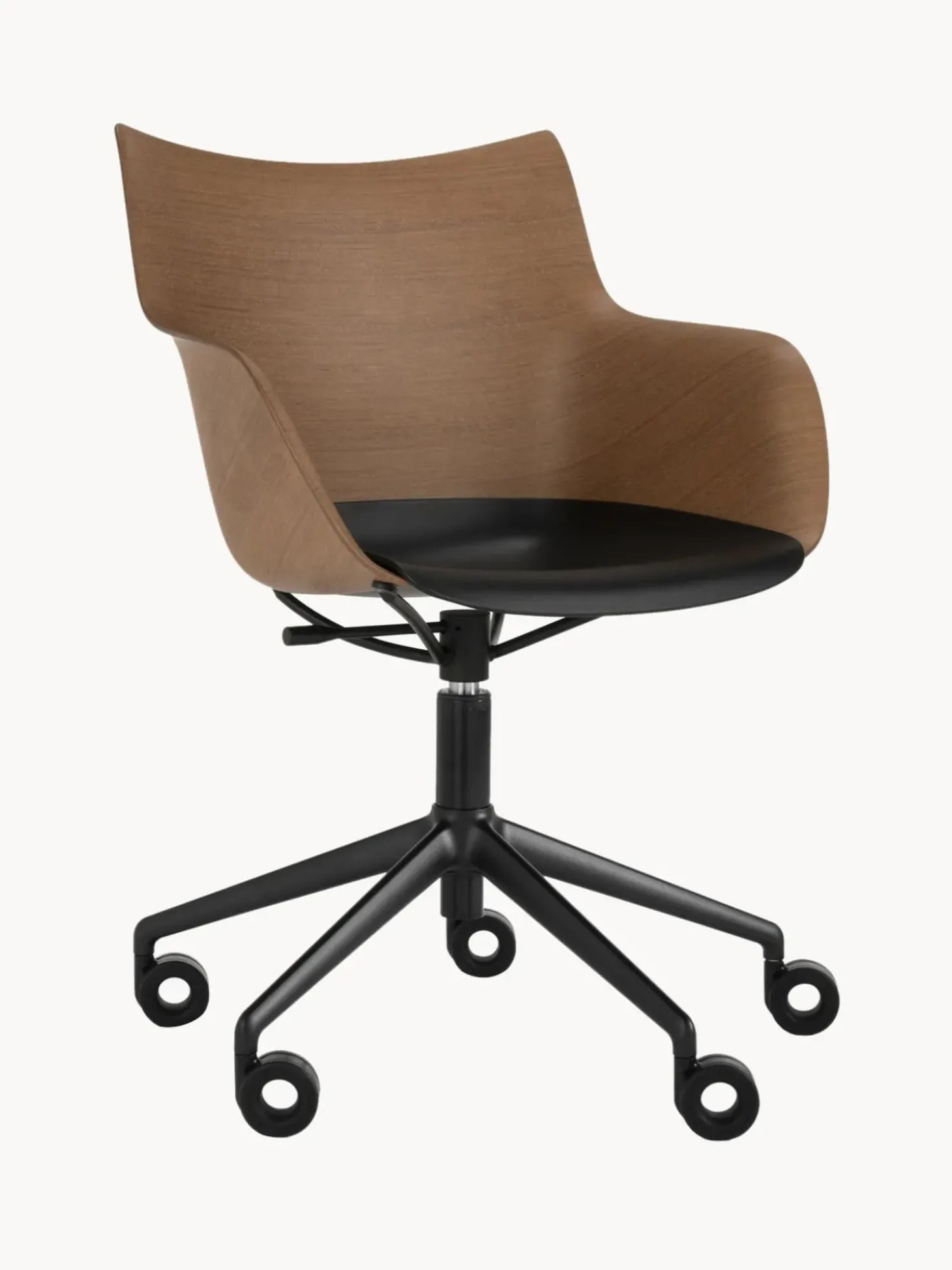 Sedia Per Scrivania Con Braccioli Regolabile In Altezza Q/Wood