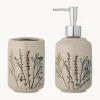 Set 2 Accessori Da Bagno Fatti A Mano Con Motivo Erba Bea