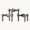 Set 3 Candelabri Stoff Nagel