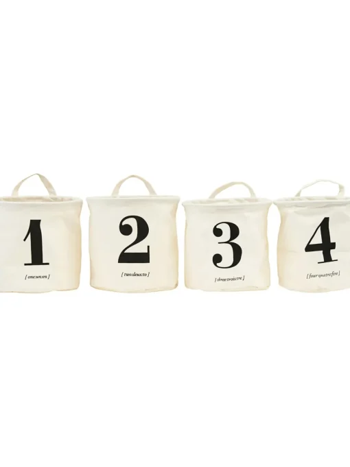 Set 4 Cestini 1-2-3-4