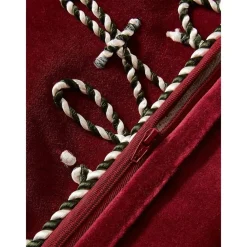 Set 2 Copricuscini In Velluto Rosso Jolly*Westwing Collection Discount