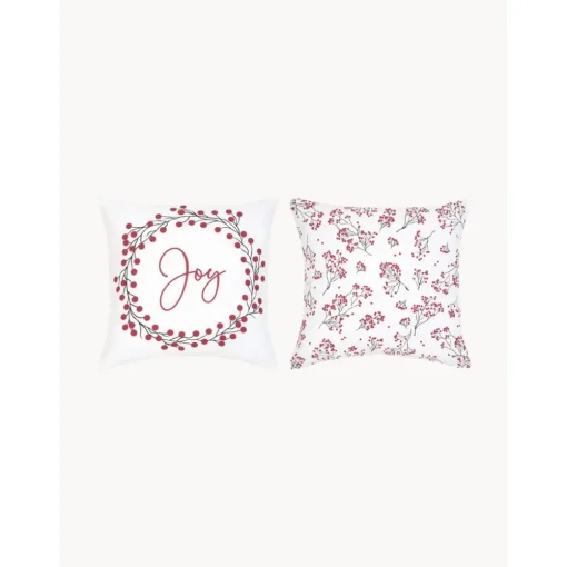 Set 2 Federe Arredo Con Stampa Invernale Joy*Westwing Collection Discount