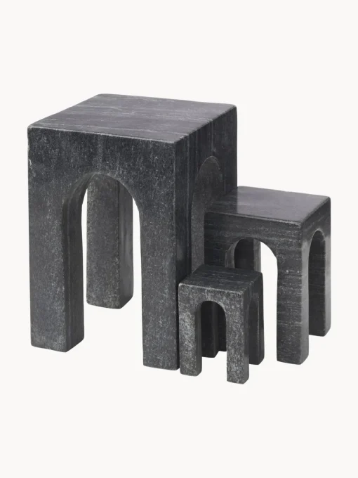 Set 3 Fermalibri In Marmo Arkis