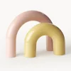 Set 2 Oggetti Decorativi In Gres Kia