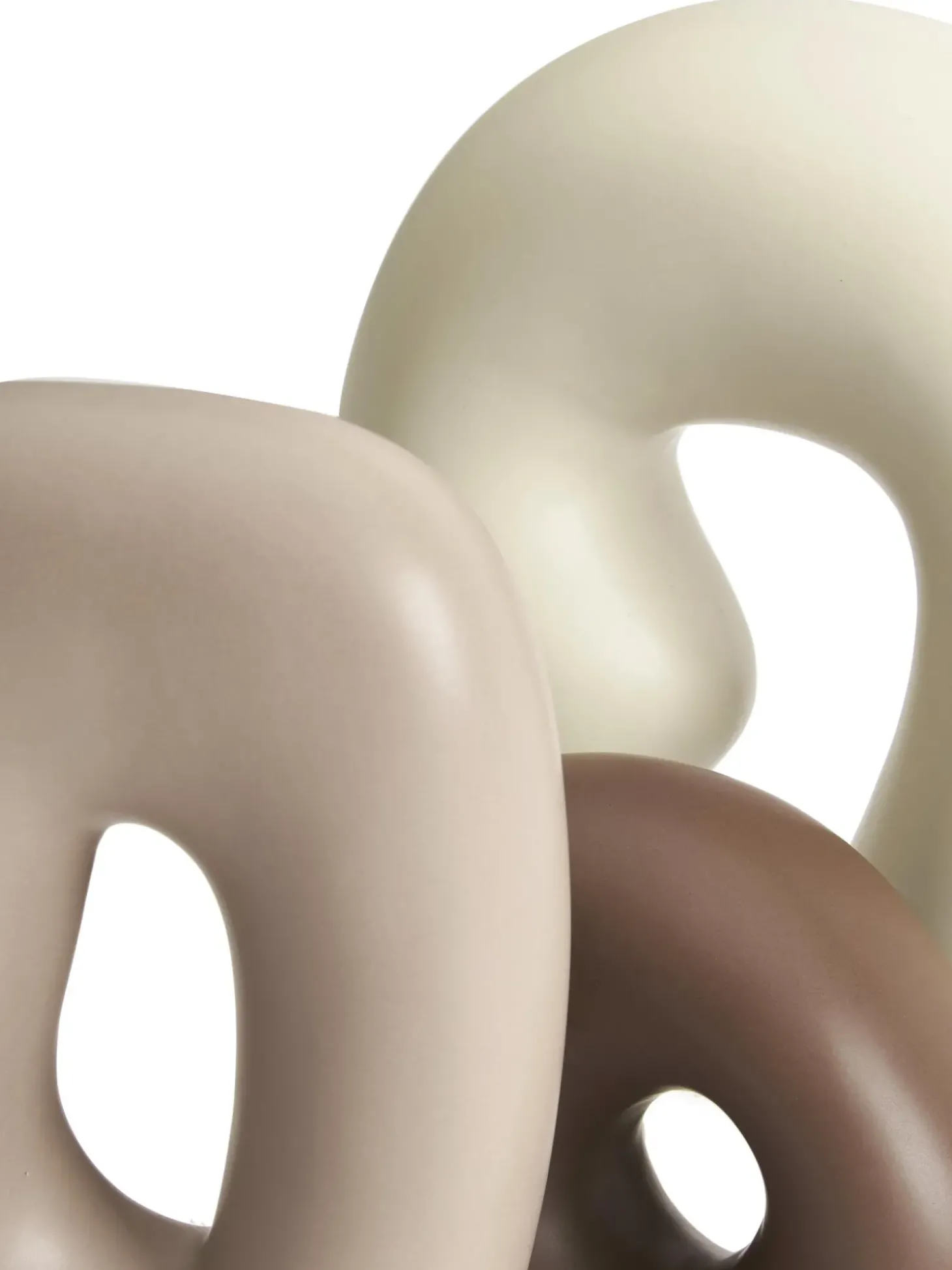 Set 3 Oggetti Decorativi In Maiolica Alenda