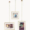 Set 3 Portafoto Da Parete Strass