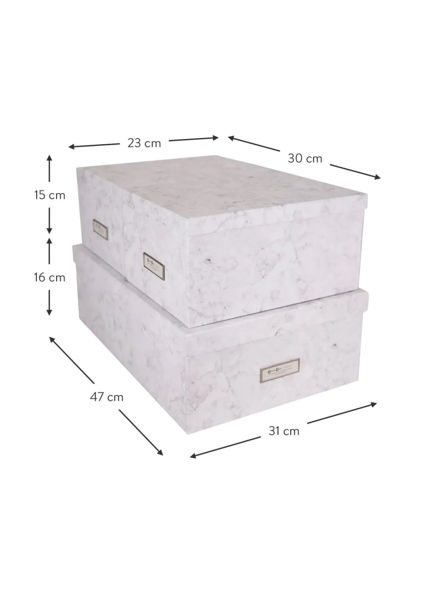 Set 3 Scatole Portaoggetti Inge