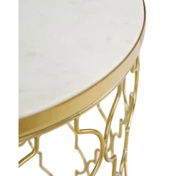 Set 2 Tavolini In Marmo Blake*Westwing Collection Best