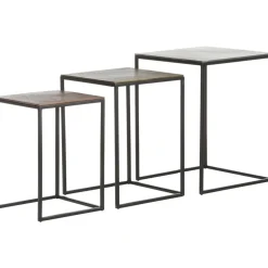 Set 3 Tavolini In Metallo Dwayne*Westwing Collection Sale