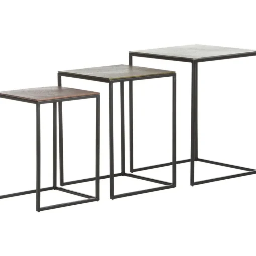 Set 3 Tavolini In Metallo Dwayne*Westwing Collection Sale