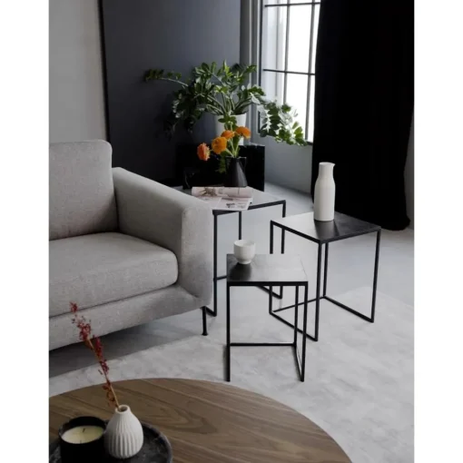 Set 3 Tavolini In Metallo Dwayne*Westwing Collection Sale