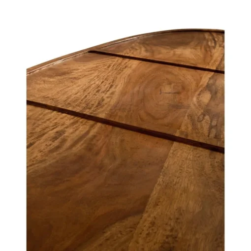 Set 2 Tavolini Ovali Da Salotto In Legno Di Sheesham Sham*Dutchbone Online
