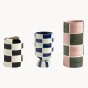 Set 3 Vasi Carre