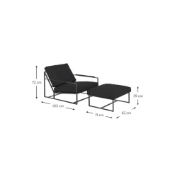 Set Da Salotto Con Struttura In Metallo Andy 2 Pz*Westwing Collection Clearance