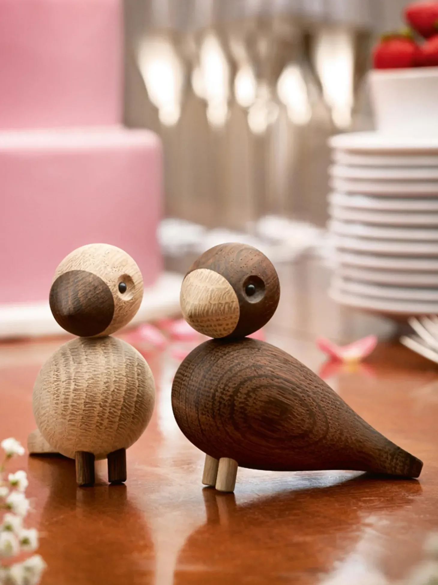 Set Di 2 Oggetti Decorativi Di Design Lovebirds
