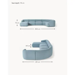 Set Divano Componibile In Boucle Sofia*Westwing Collection Fashion
