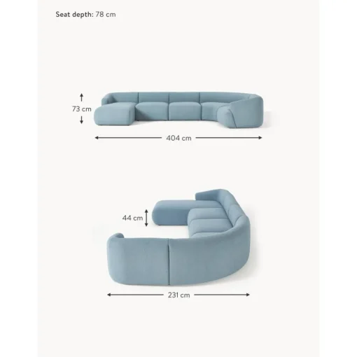 Set Divano Componibile In Boucle Sofia*Westwing Collection Fashion