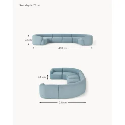 Set Divano Componibile Xl In Boucle Sofia*Westwing Collection Discount