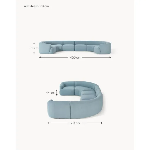 Set Divano Componibile Xl In Boucle Sofia*Westwing Collection Discount