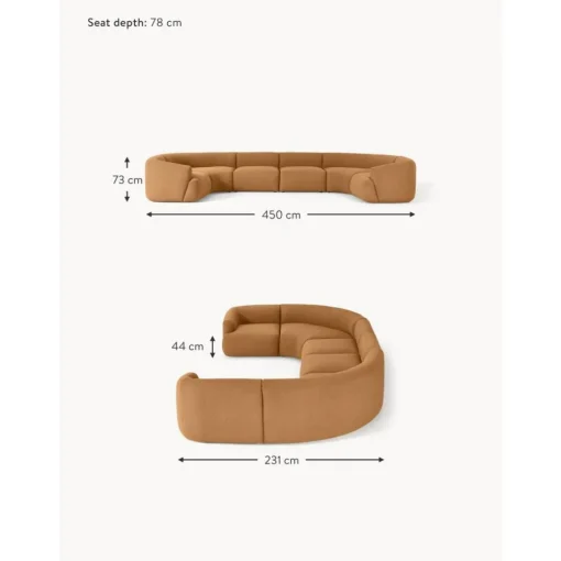 Set Divano Componibile Xl In Boucle Sofia*Westwing Collection Clearance
