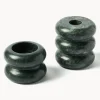 Set Portacandele In Marmo 2 In 1 Orta