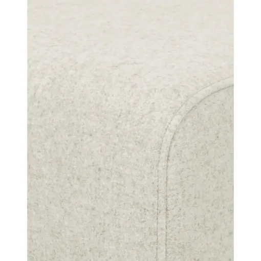 Sgabello Con Rivestimento In Lana E Piedini In Legno Archie*Westwing Collection Hot