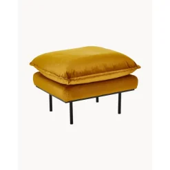 Sgabello Da Divano In Velluto Retro*HKliving New