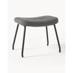 Sgabello Imbottito Con Gambe In Metallo Wing*Westwing Collection Clearance