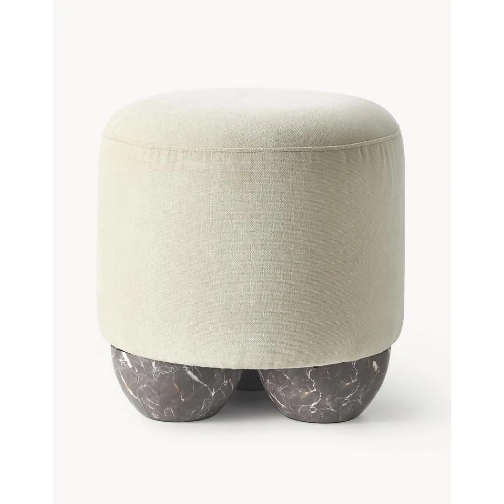 Sgabello Imbottito Lino*Westwing Collection Outlet