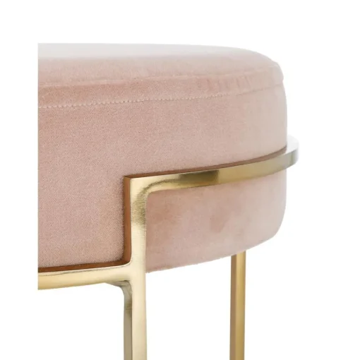 Sgabello In Velluto Con Struttura In Metallo Madeleine*Westwing Collection Sale