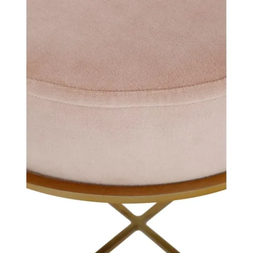 Sgabello In Velluto Con Struttura In Metallo Madeleine*Westwing Collection Sale