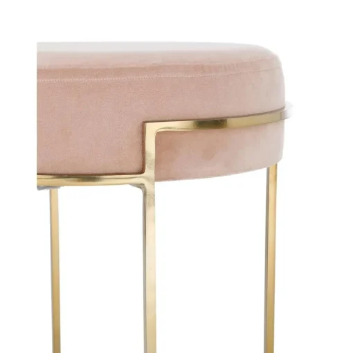 Sgabello In Velluto Con Struttura In Metallo Madeleine*Westwing Collection Sale